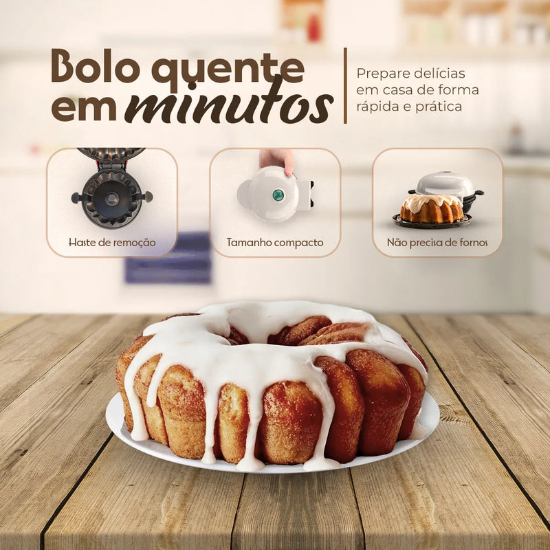 Mini Máquina De Fazer Bolos Elétrica Portátil